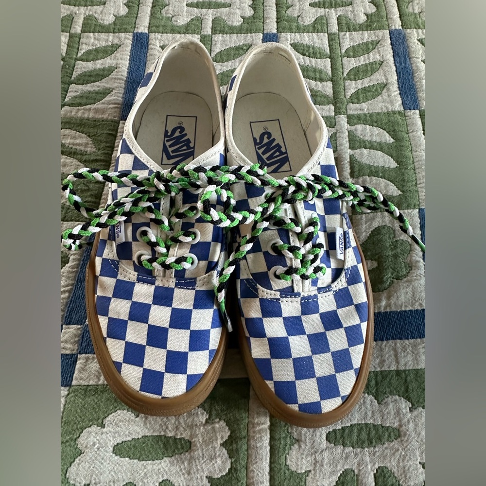 Vans gum soled checkerboard special edition size 7